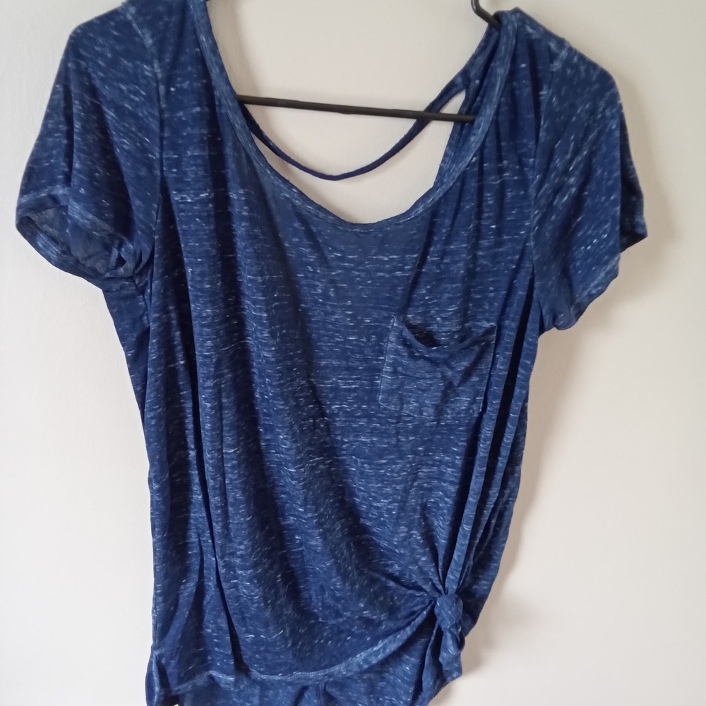 American Eagle Outfitters Navy Short Sleeve Tee